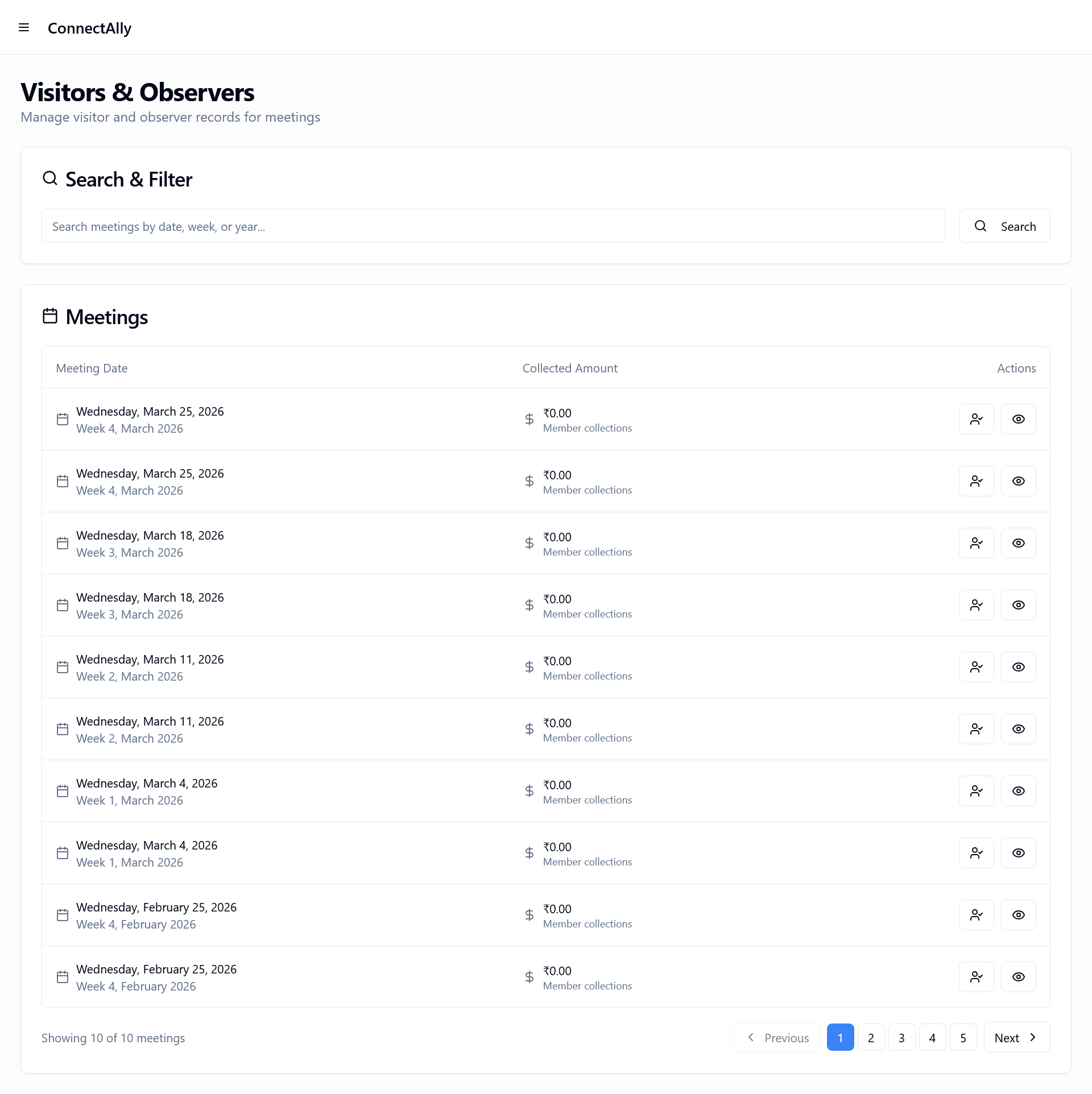 Centralized ConnectAll Dashboard